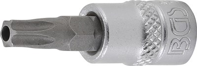 Bgs Bit-Einsatz - 6,3 mm (1/4) - T-Profil (für Torx) mit Bohrung T30 [Hersteller-Nr. 2362] von BGS