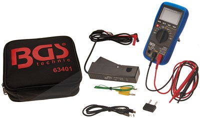 Bgs Kfz-Digital-Multimeter mit USB-Schnittstelle [Hersteller-Nr. 63401] von BGS