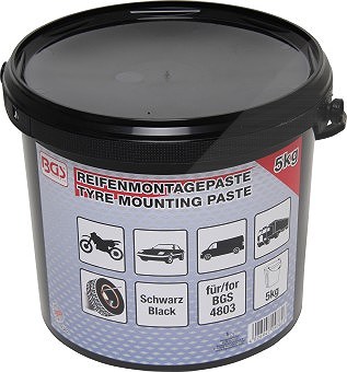 Bgs Reifenmontagepaste - schwarz - 5 kg [Hersteller-Nr. 9382] von BGS