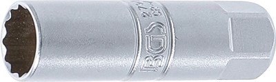 Bgs Zündkerzen-Einsatz Zwölfkant - Vierkant 10 mm (3/8) - SW 14 mm [Hersteller-Nr. 2791] von BGS