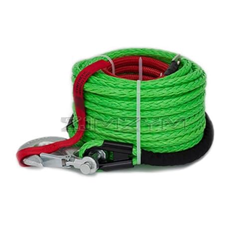 ,Abschleppseil 10 mm * 30 m mehrfarbige Windenleine, Abschleppseil, Polymer-Synthetikfaserseil, Plasmaseil for die Traktion von Geländefahrzeugen(Grass Green,10mm x 30M) von BGTSF