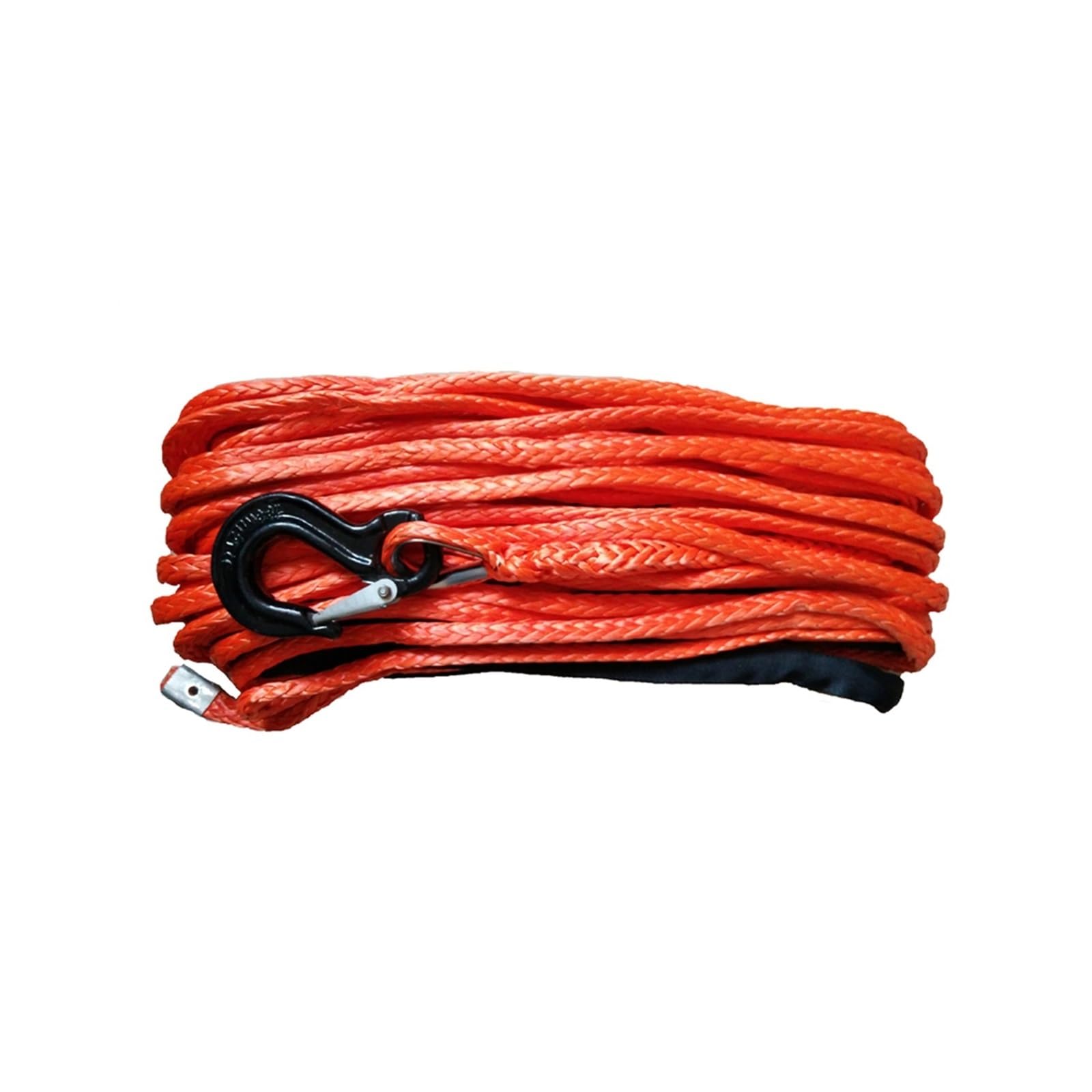 ,Abschleppseil 14 mm x 40 m UHMWPE-Seil, Synthetisches Windenseil, Synthetisches Windenseil, Kabelseil for 4x4/ATV/UTV/SUV/Offroad-Bergung(Orange) von BGTSF