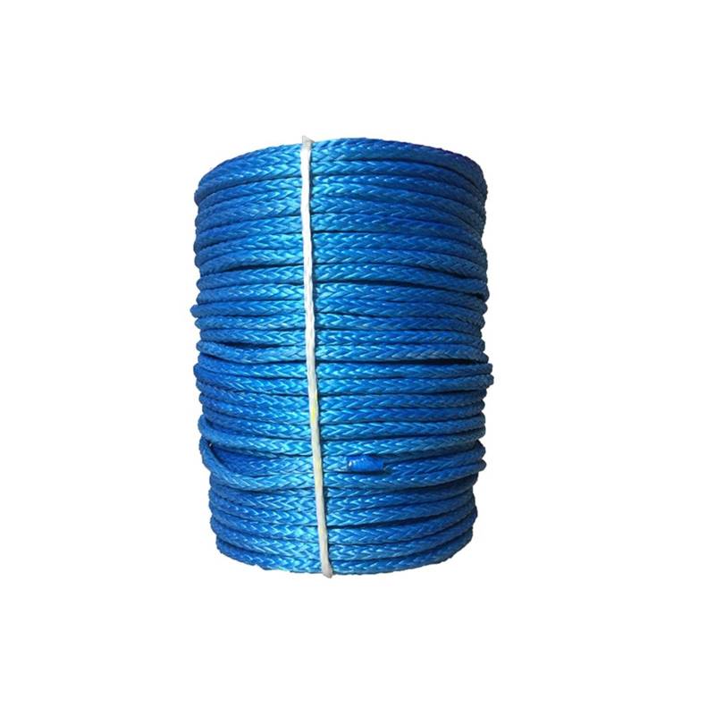 ,Abschleppseil 20 mm x 10 m, orangefarbenes Synthetisches Uhmwpe-Windenseil, Abschleppseil for ATV/UTV/4x4/Offroad-Zubehör(Blue) von BGTSF