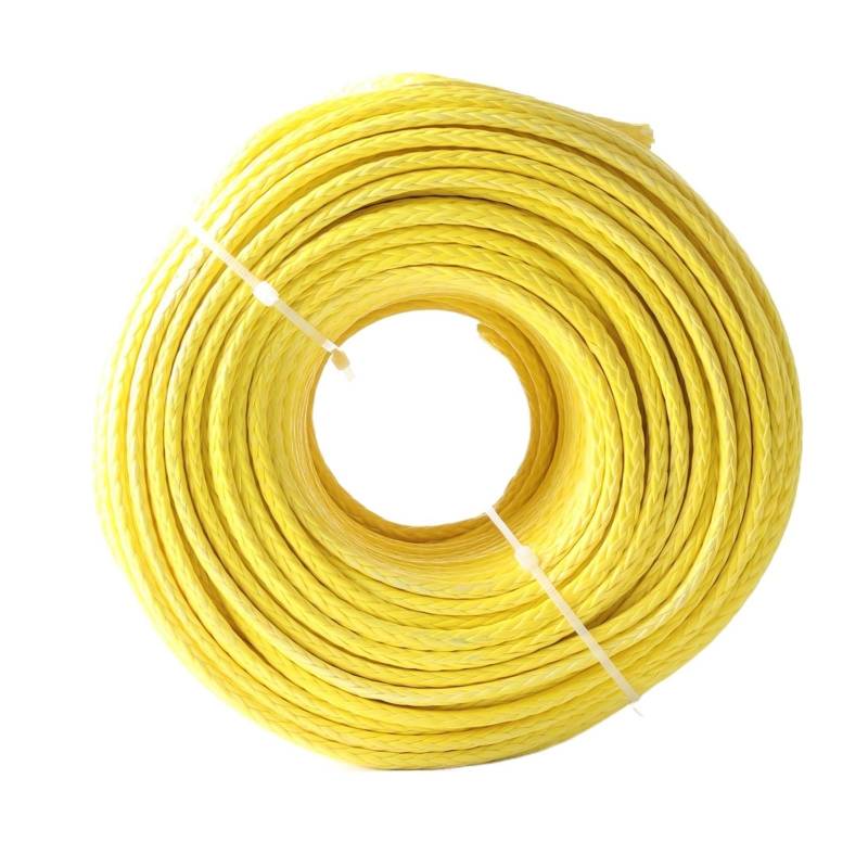 ,Abschleppseil 7 mm 20 m UHMWPE-Hohlgeflecht-Bootsankerseil(Yellow 20m) von BGTSF