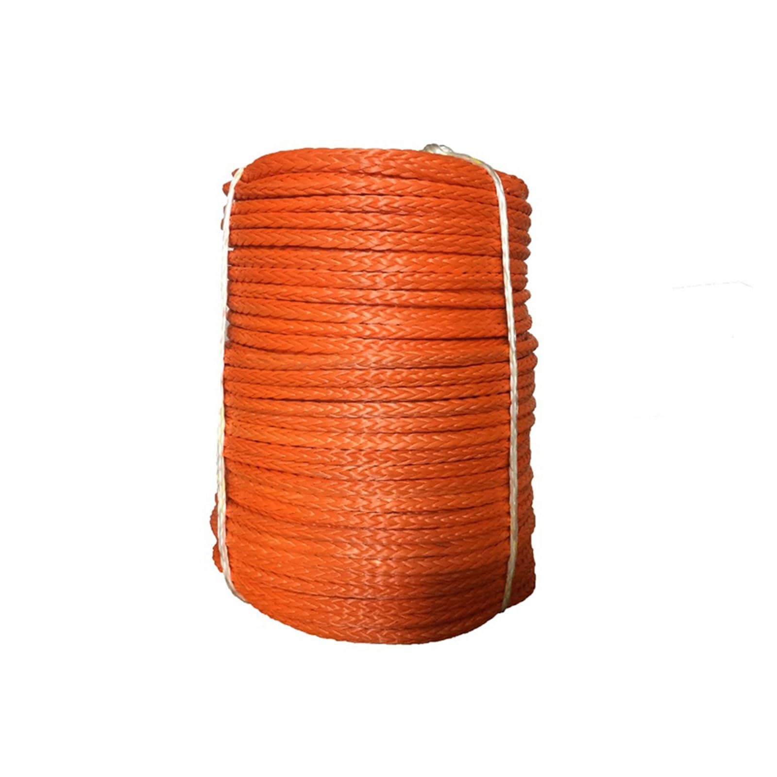 ,Abschleppseil Synthetisches Windenleinen-Kabelseil, 12 mm x 100 m, Synthetisches Marine-UHMWPE-Festmacher-Schleppwindenseil(Orange) von BGTSF