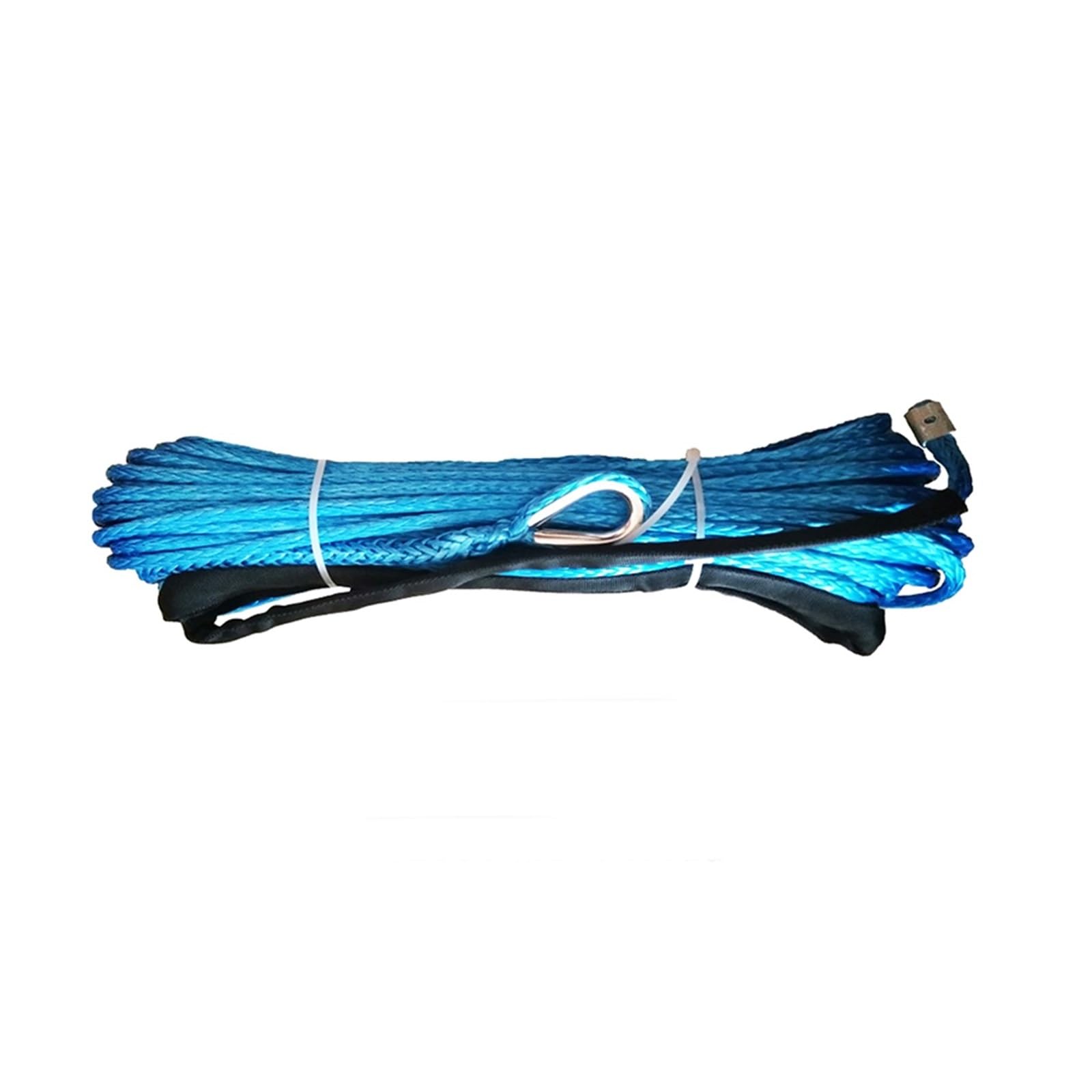 ,Abschleppseil Synthetisches Windenseil, 9 mm x 30 Meter, Synthetisches Windenseil for ATV, UTV, SUV, Allradantrieb(Blue) von BGTSF