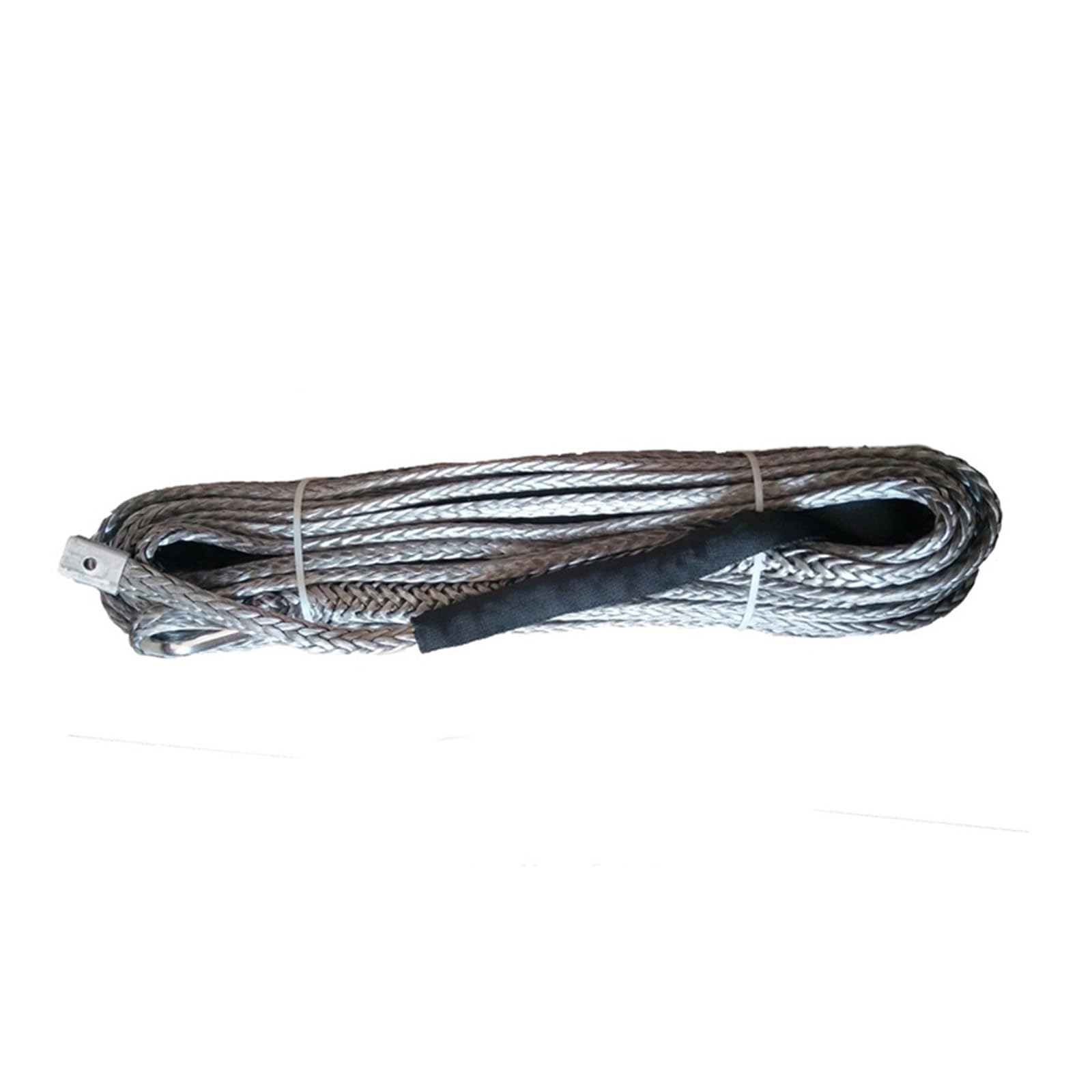 BGTSF ,Abschleppseil 4X4 Recovery Gear 8 mm x 30 m Synthetisches Windenseil for Abschleppen oder im Gelände(Grey) von BGTSF