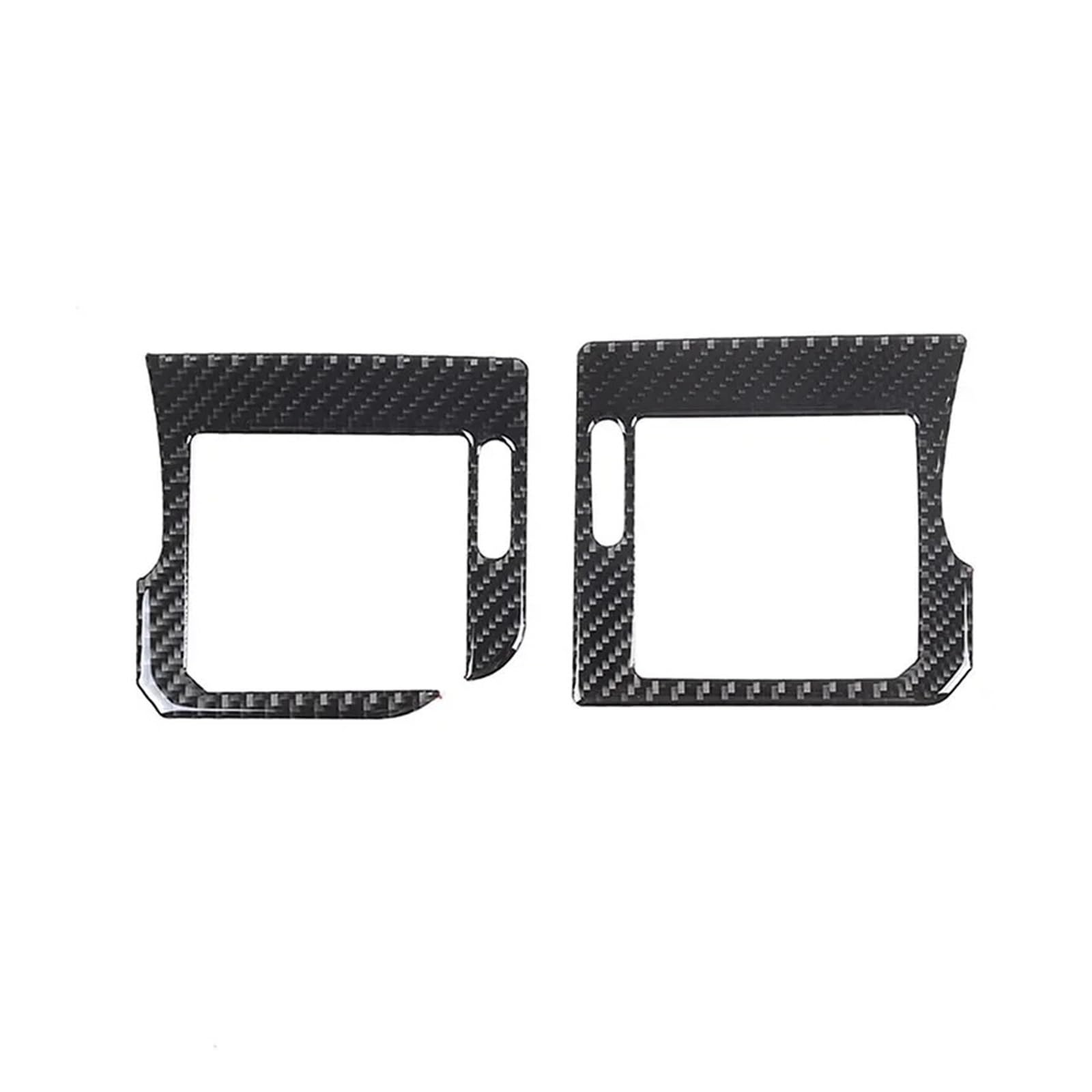 Auto Mittelkonsole Interieur Für Defender 2020-2021 2022 2023 2024 Auto Dashboard Seite Air Outlet Aufkleber Weichen Carbon Faser Innen Zubehör Interieur Zubehör von BHGMGEBLV