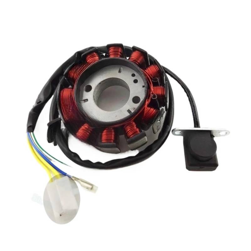 Magneto Stator 12 Pole Zündung Stator Magneto Spule Für 125cc 150cc GY6 Moped Roller ATV Quad Buggy Go Kart Motorrad Motorrad von BHOUTY