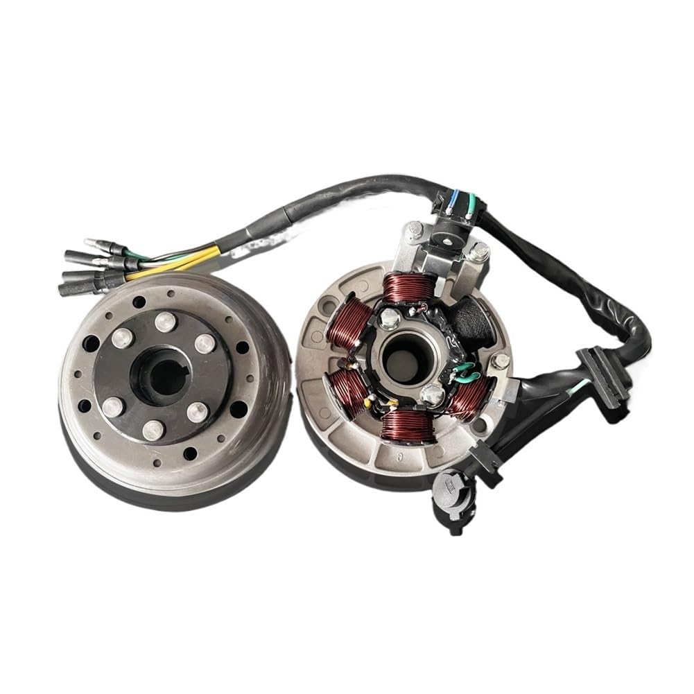 Magneto Stator 12V AC Zündung Magneto Stator Schwungrad Kit Mit Licht Für YINXIANG YX 140cc 150cc 160cc KAYO BSE Für SDG SSR Pitsterpro Dirt Bike von BHOUTY