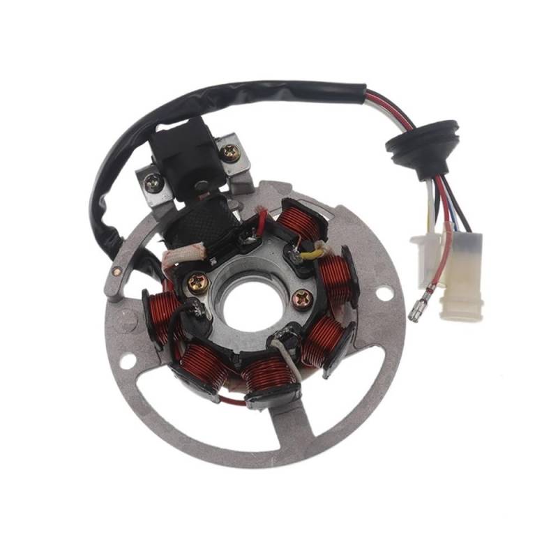 Magneto Stator Innenrotor-Zündstator-Magnetspule Für Yam&aha 50cc Jog 50 EVO JOG50 NF50 3KJ QJ50 ZR50 Motor In 7-poligem Motorrad von BHOUTY