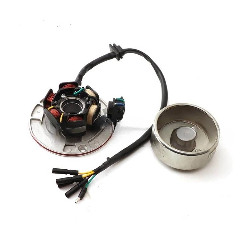 Magneto Stator Magneto Stator Spule Rotor Kit Mit Licht FÜR YX YINXIANG 150cc/160CC Motor Dirt Pit Bike Motorrad Automic Stator von BHOUTY