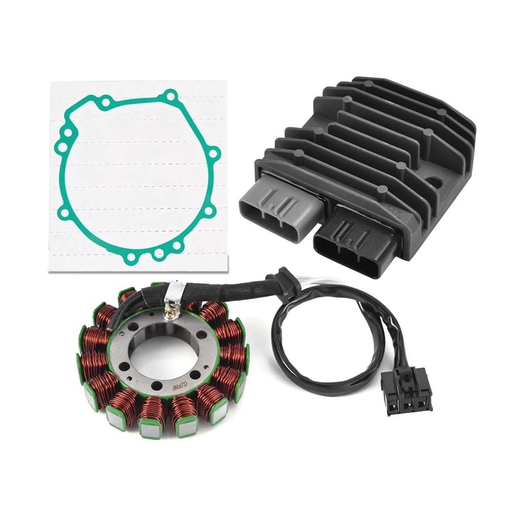 Magneto Stator Motor Stator Spule + Spannungsreglergleichrichter Für Ka&wasaki Für NI&nja ZX-10R ZX 1000 ZX10R ZX1000 D6F D7F D7FA 2006 2007 Mit Dichtung von BHOUTY