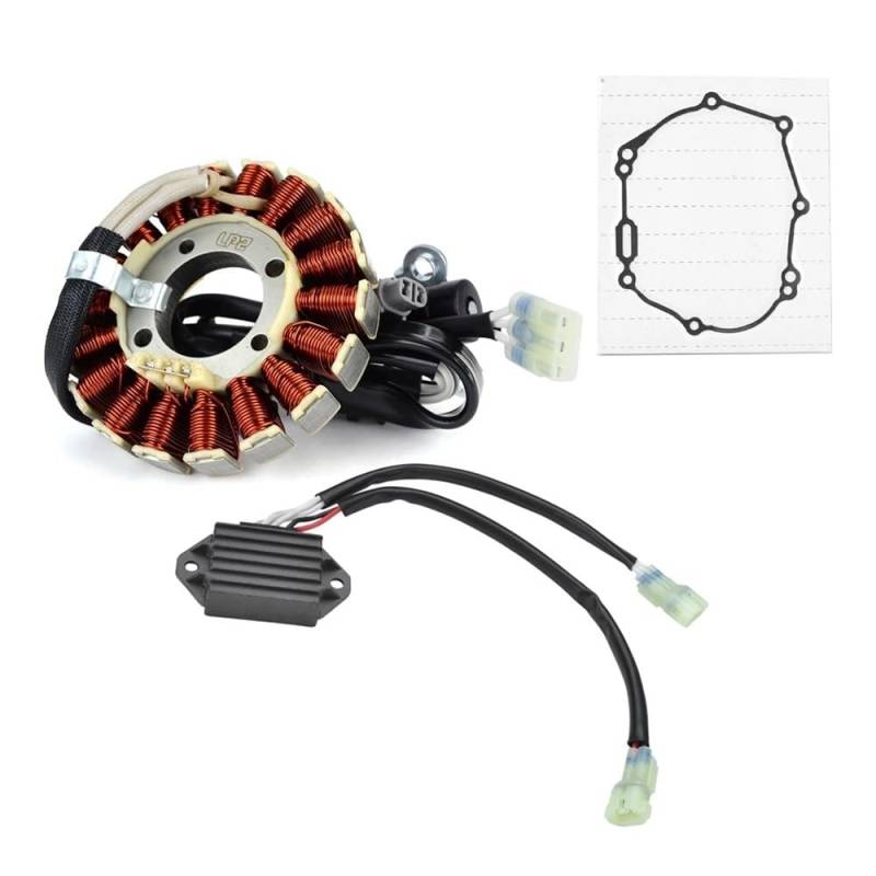 Magneto Stator Motor Stator Spule + Spannungsreglergleichrichter Für Yam&aha YZ250 YZ250FX WR250 WR250F 2015-2019 Mit Dichtung YZ 250 FX WR 250 F von BHOUTY