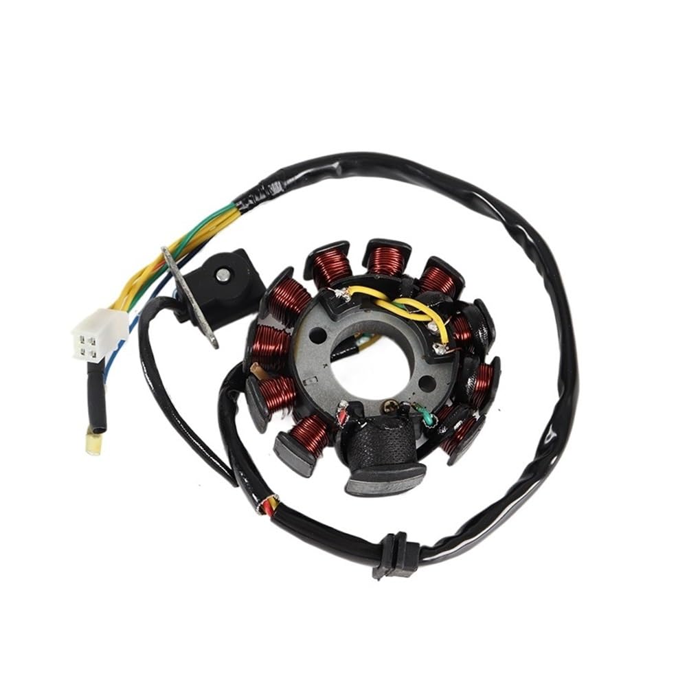 Magneto Stator Motorrad Generator Stator Spule 11 Pole 6 Kupfer Draht Magneto Für GY6 125CC CB125 ZS125 Roller Moped Motorrad Zubehör von BHOUTY