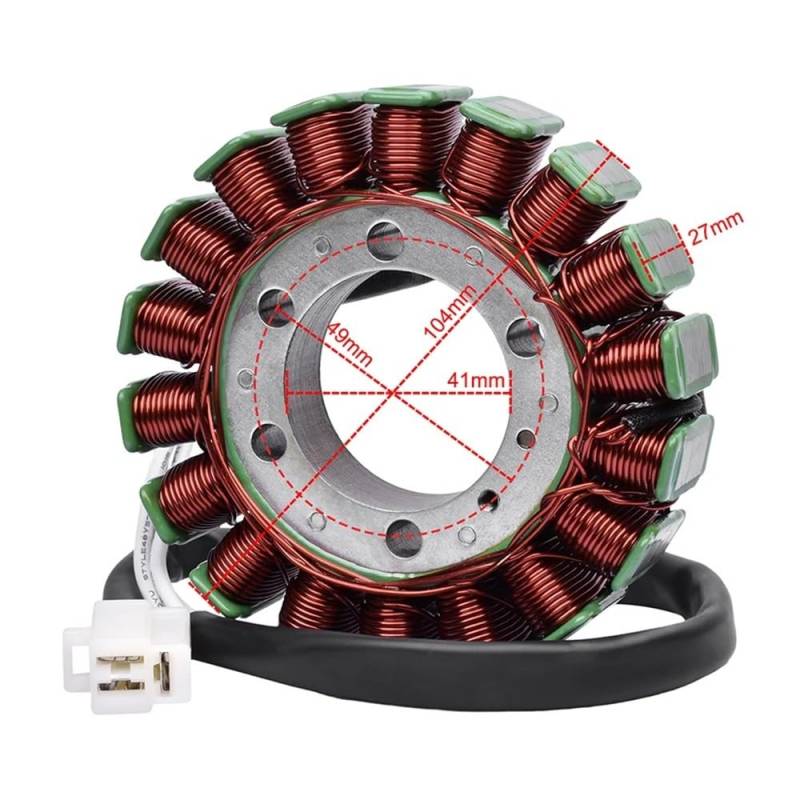 Magneto Stator Motorrad Magneto Generator Stator Für Ka&wasaki KLE650 KLE 650 Für V&ersys 650 R EX650 ER-6n ER 6n ER6n 07-2014 21003-0042 von BHOUTY