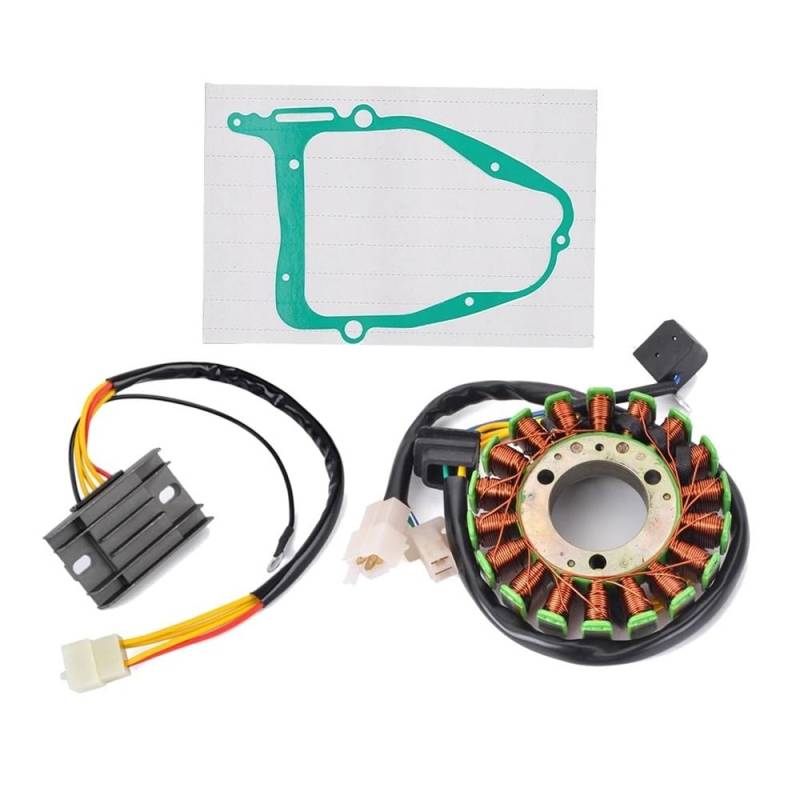 Magneto Stator Motorstatorspule + Spannungsreglergleichrichter Für SU&ZUKI GN250 GN250E GN250 GN 250 1982 1983 1994 Mit Dichtung von BHOUTY