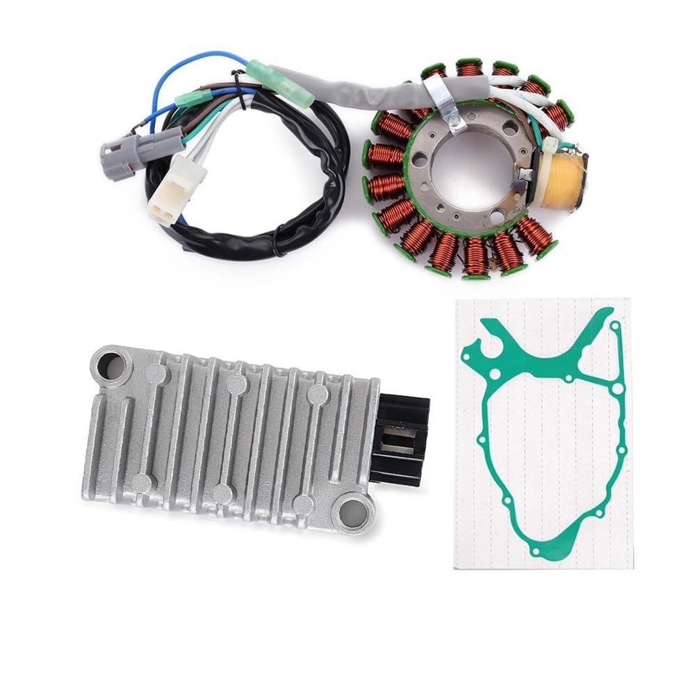 Magneto Stator Motorstatorspule + Spannungsreglergleichrichter Für Yam&aha TW125 TW 125 200 225 TW200 TW200E TW225 TW225E 1999–2022 Mit Dichtung von BHOUTY