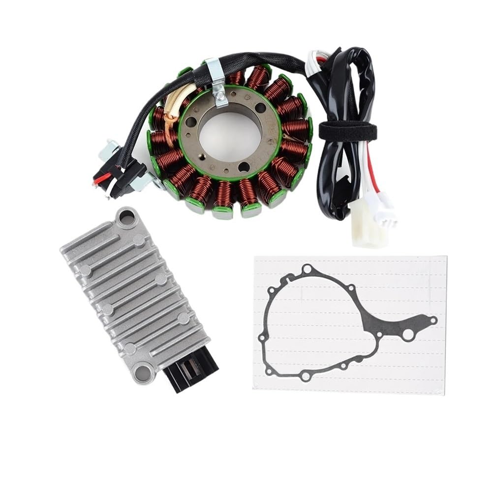 Magneto Stator Motorstatorspule + Spannungsreglergleichrichter Für Yam&aha XG250 XG XT 250 Tricker XT250 Serow 250 2004–2007 Mit Dichtung XG-250 von BHOUTY