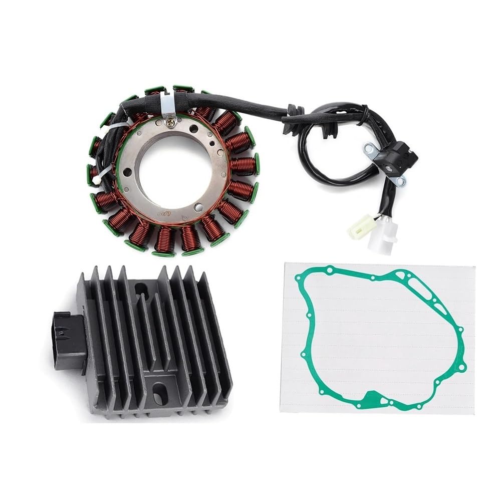 Magneto Stator Motorstatorspule + Spannungsreglergleichrichter Für Yam&aha XVS1100 A XVS 1100 A Für Drag Star Classic 2003–2006 2007 2008 Mit Dichtung von BHOUTY