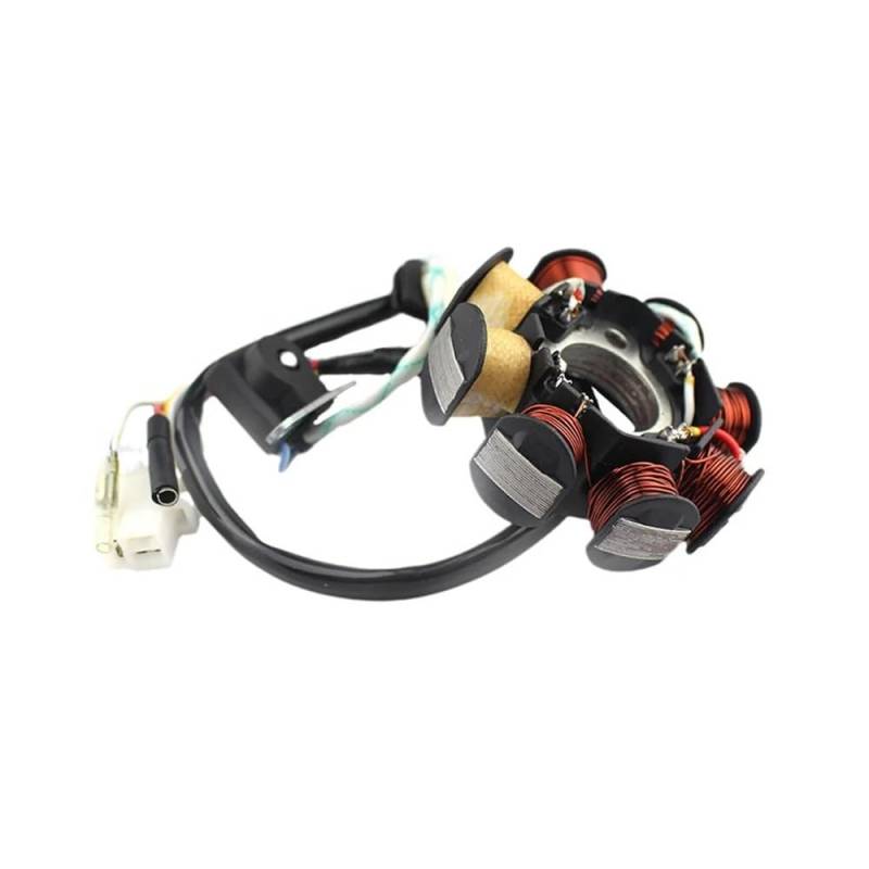 Magneto Stator Zündspule Magneto Stator 8 Spule Pick Up Für Gy6 50cc 49cc Scooter Moped Motorrad Zündspule Statorspule von BHOUTY