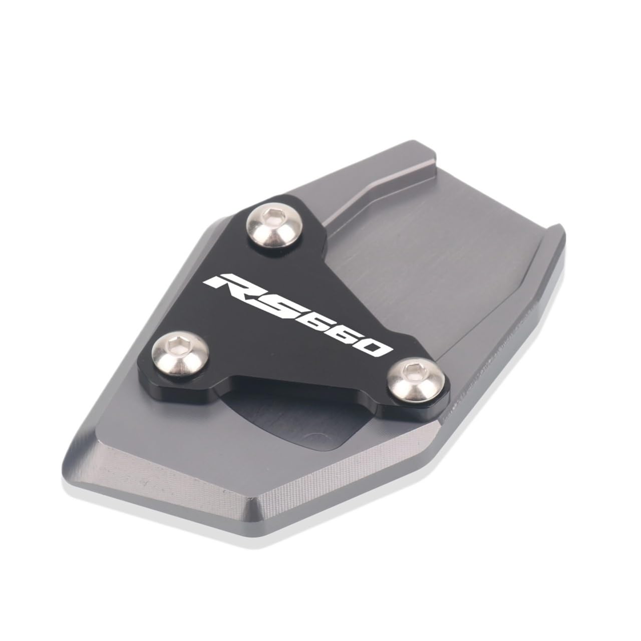 Ständerpolster Verlängerung Motorrad CNC Aluminium Kickstand Fuß Seitenständer Verlängerung Pad Stützplatte Für Aprilia RS660 RS 660 2020-2023 von BHOUTY