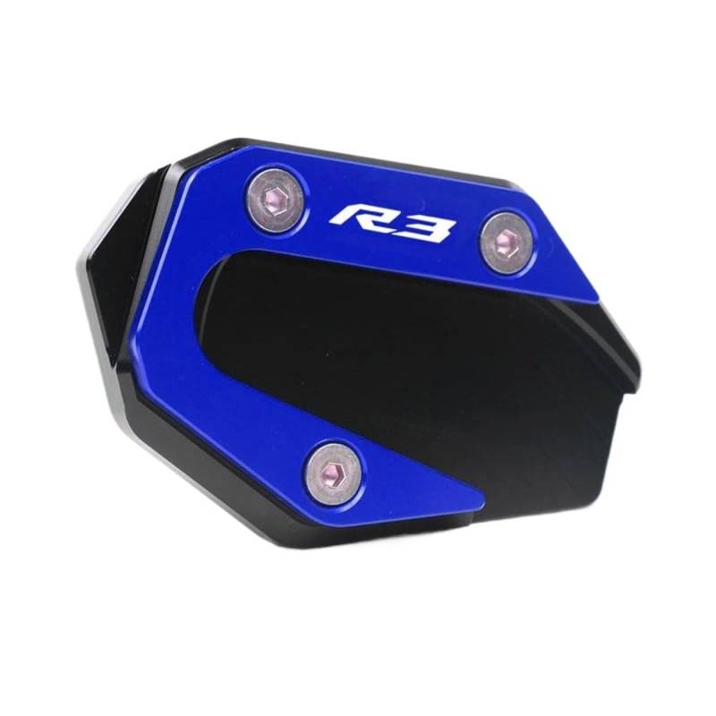 Ständerpolster Verlängerung Motorrad CNC Kickstand Fuß Seitenständer Verlängerung Pad Stützplatte Vergrößern Für YZF-R3 YZF-R25 MT-03 MT-25 YZF MT R3 R25 von BHOUTY