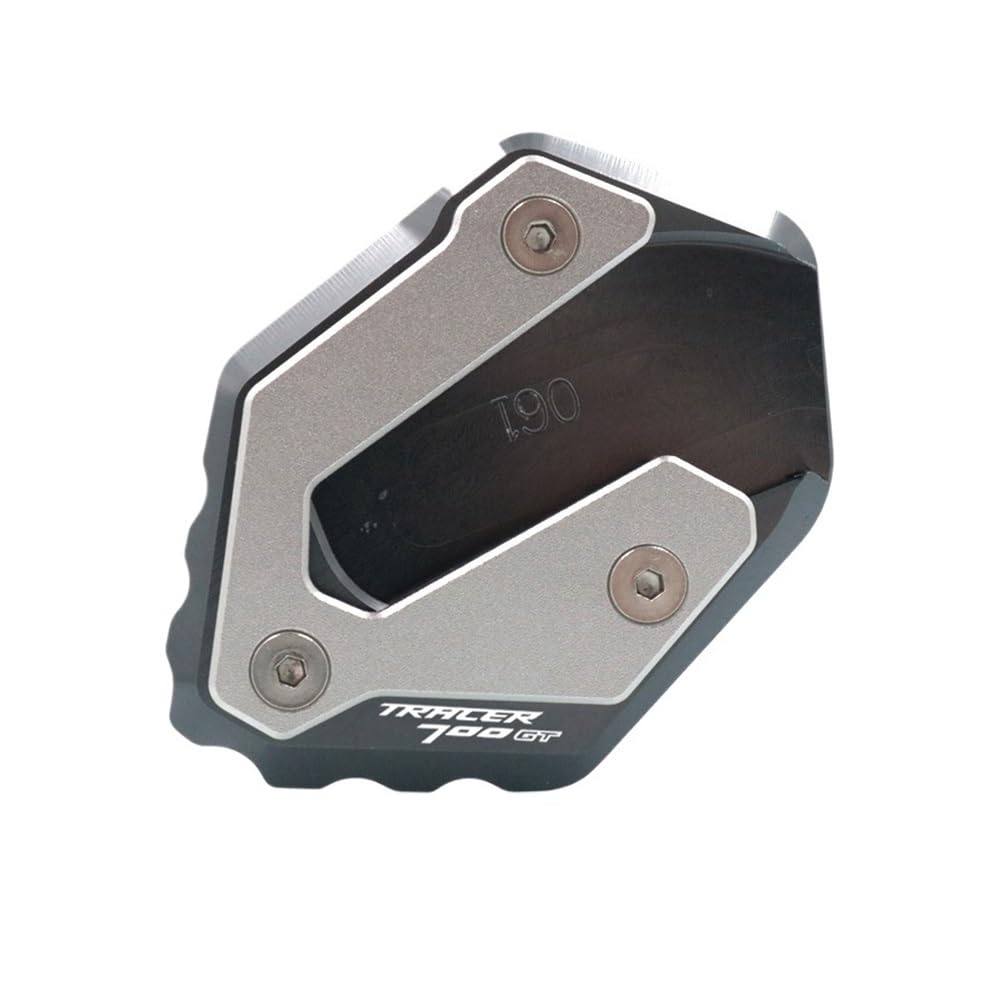 Ständerpolster Verlängerung Motorrad CNC Kickstand Fuß Seitenständer Verlängerung Pad Stützplatte Vergrößern Für Yam&aha Für Tracer 7 7GT Für Tracer 700 Für Tracer 700 GT von BHOUTY