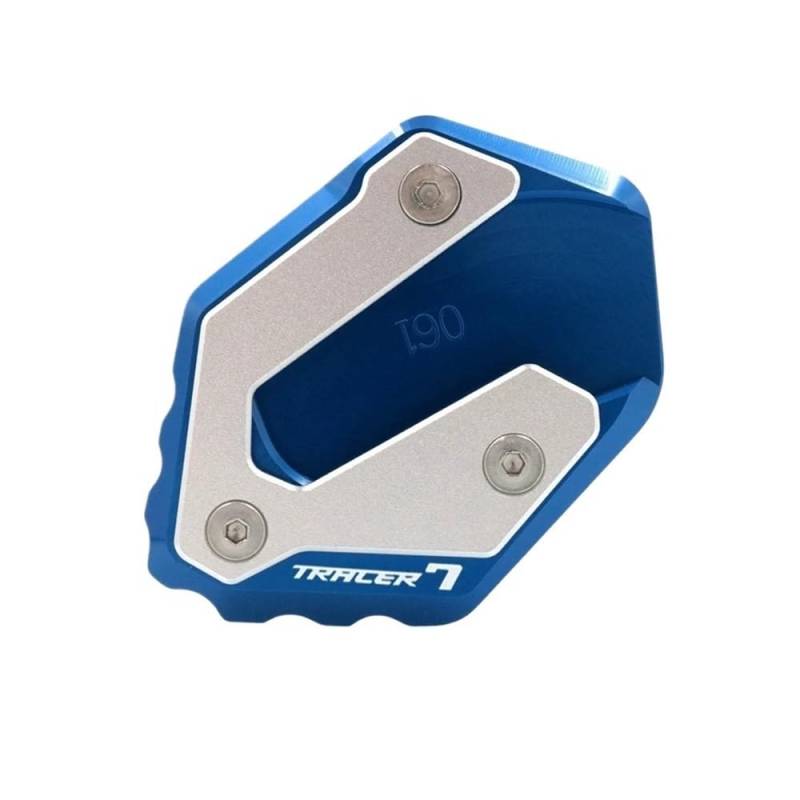 Ständerpolster Verlängerung Motorrad CNC Kickstand Fuß Seitenständer Verlängerung Pad Stützplatte Vergrößern Für Yam&aha Für Tracer 7 7GT Für Tracer 700 Für Tracer 700 GT von BHOUTY