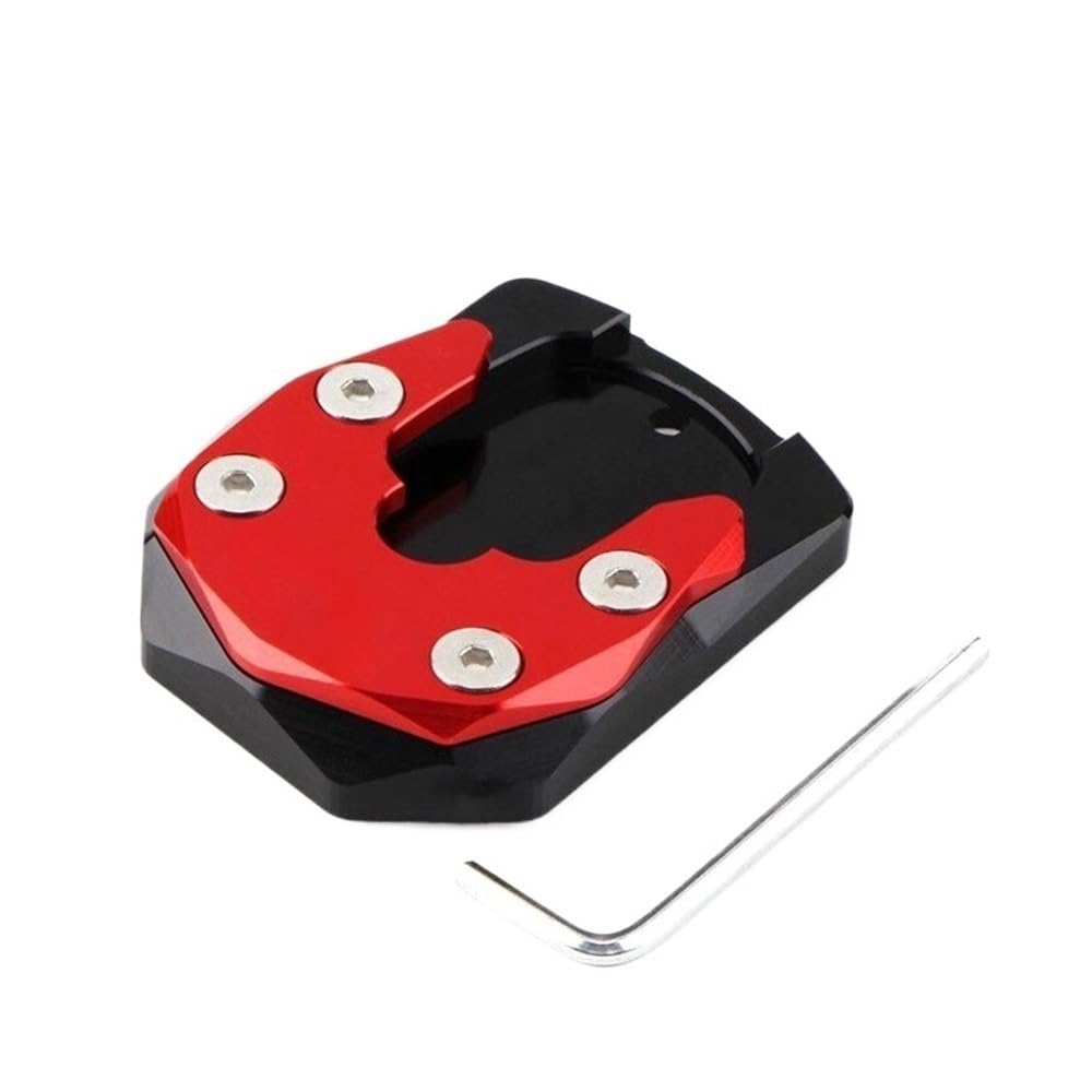 Ständerpolster Verlängerung Motorrad CNC Ständer Fuß Seite Verlängerung Pad Unterstützung Platte Vergrößern Stand Fit Für Aprilia SRMAX 250 300 SRMAX250 SRMAX300 von BHOUTY