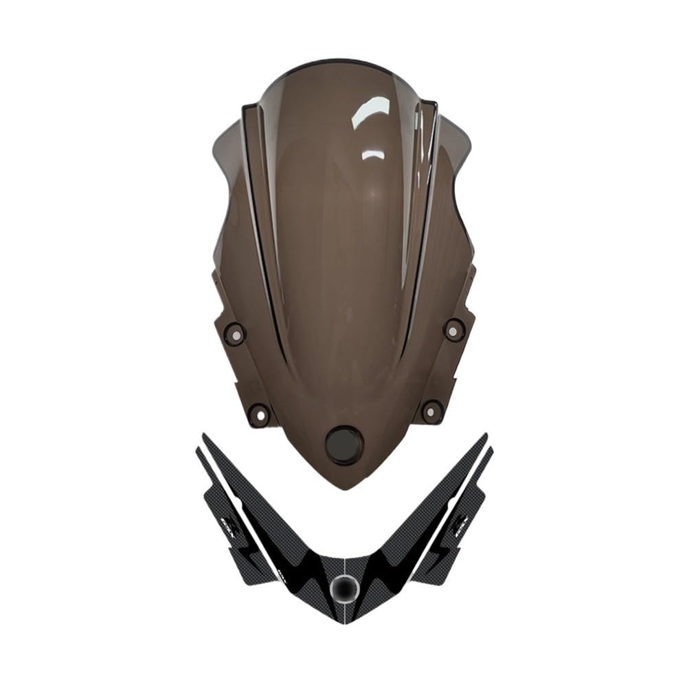 Windabweiser Windschild Windschutz Windabweiser Für GSX250R GSX 250R Für GSXR 250 R Motorrad Windschutzscheibe Frontscheibe Sport Verkleidung Windschutzscheibe Kit von BHOUTY