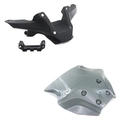 Windabweiser Windschild Windschutz Windabweiser Motorrad Frontscheibe Windabweiser Für Yam&aha MT-09 SP 2024 Hand Schutz Windschutzscheibe Halterung von BHOUTY