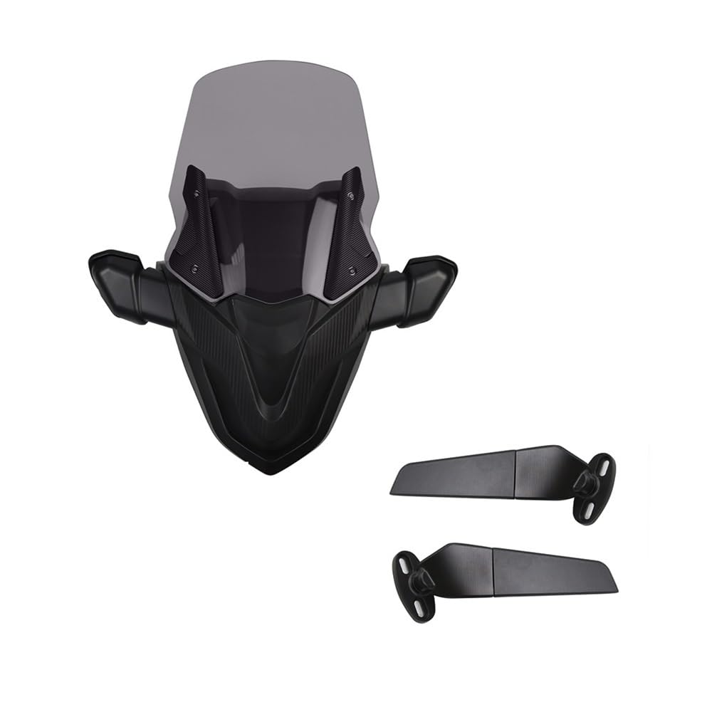 Windabweiser Windschild Windschutz Windabweiser Motorrad Für Yam&aha NMAX125 NMAX155 2021 2022 2023 Windschutz Windschutz Mit Front Maske Panel von BHOUTY