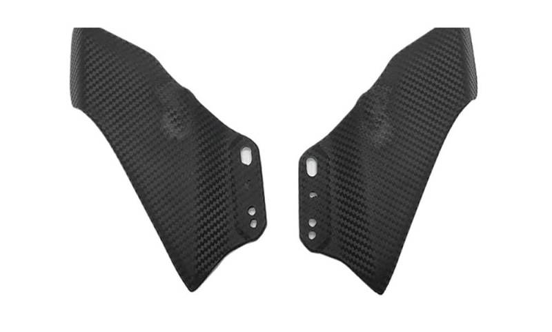 Windabweiser Windschild Windschutz Windabweiser Motorrad Verkleidung Winglets Windschutzscheibe Verkleidung Für Ka&wasaki H2 ZX-6R Für CBR650R Windschutzscheibe Motorräder Deflektor von BHOUTY