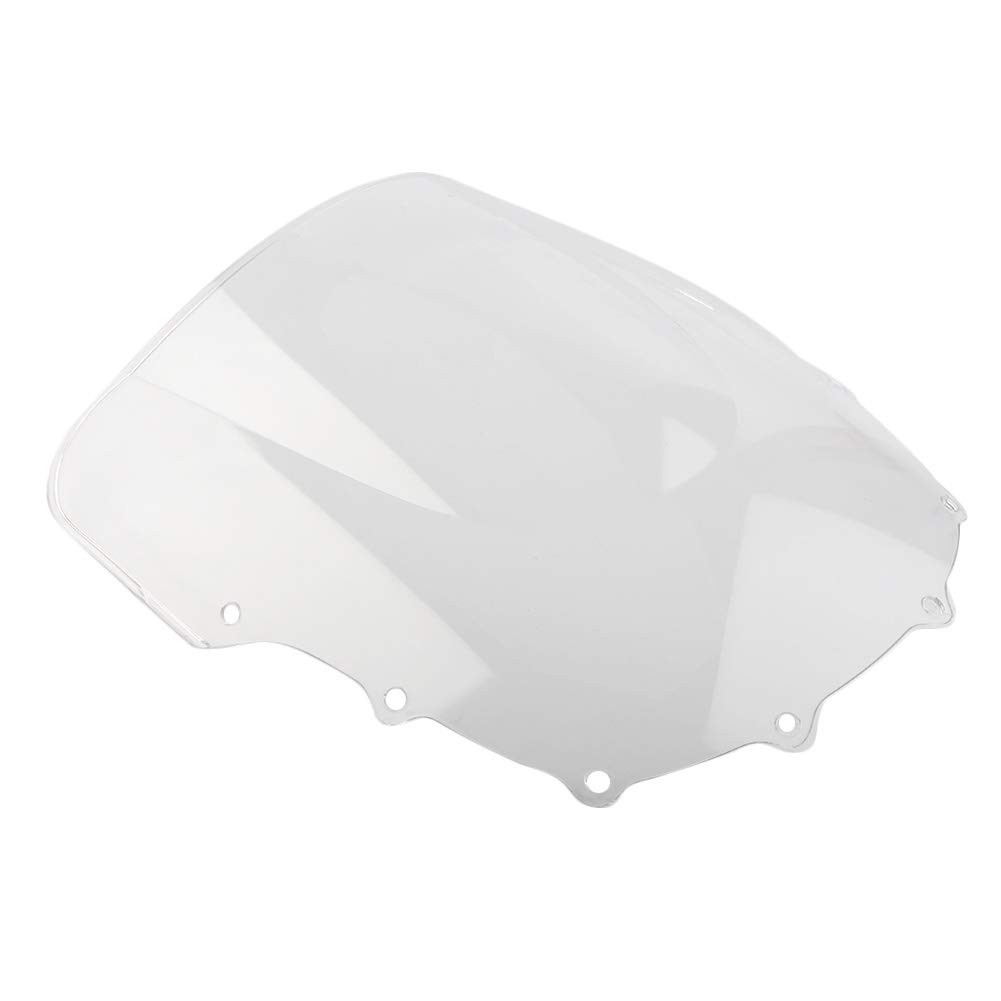 Windabweiser Windschild Windschutz Windabweiser Motorrad Windschutzscheibe Frontscheibe Schutzabdeckung Für Ka&wasaki ZZR 400/ZZR 600 1993–2004 von BHOUTY