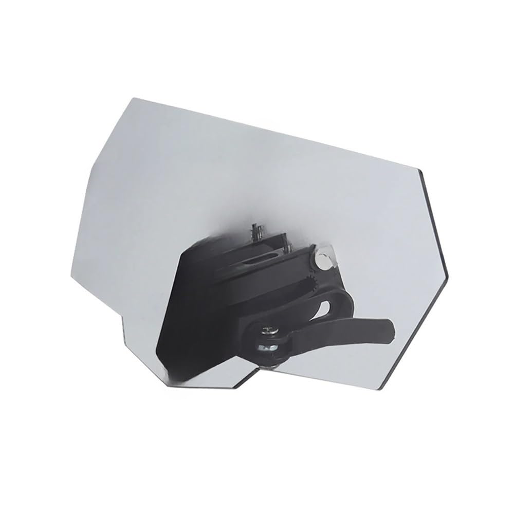 Windabweiser Windschild Windschutz Windabweiser Universal Motorrad Windschutzscheibe Verlängerung Einstellbare Spoiler Windschutz Windabweiser Für Ka&wasaki Für Yam&aha Für SU&ZUKI von BHOUTY