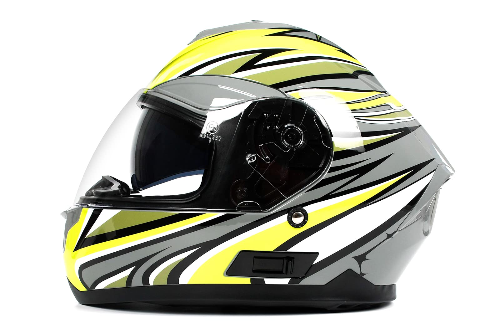 BHR Full Face Motorradhelm mit Doppelvisier 814 RIDE | Full Face Motorradhelm ECE Type Approved mit kratzfestem Doppelvisier | Damen/Herren-Motorradhelm | WIND ROSE GREY | XS von BHR