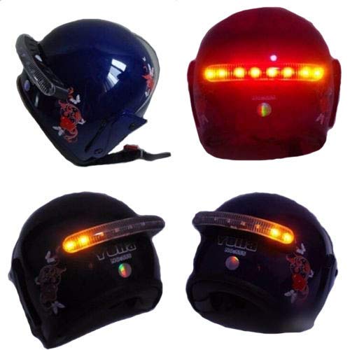 Drahtlose DC 12 V LED Motorrad Helm montieren Blinker Stop Bremsen Lauflicht von BHYShop