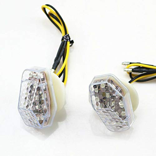 Klarer LED-Blinker für Unterputzmontage für Suzuki SV 650 1000 Bandit 600 1200 1250 von BHYShop