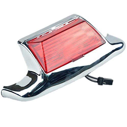 Motorrad Hinten Kotflügelspitze Licht für Harley Road King FLHT FLT FLHS Klassische FLHTC FLHR FLSTC (rot) von BHYShop