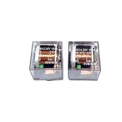 100A DC 12V 24V Automotive Relay 4PIN 5Pin SPDT High Capacity Switching Car Control Device Car Relays BIANMTSW(100A 12V 5PIV,One Size) von BIANMTSW