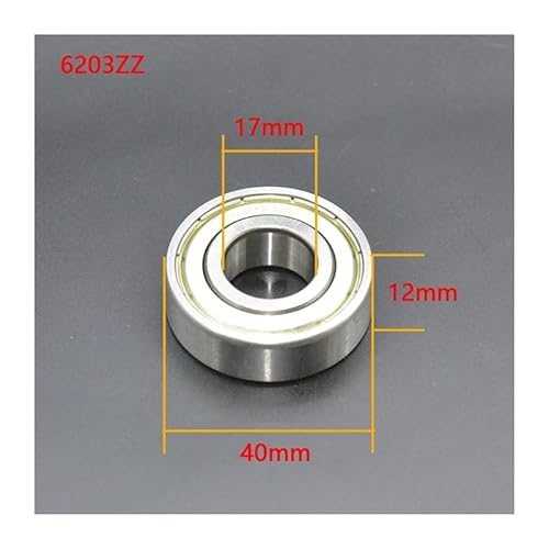 10PCS 6200 6201 6202 6203ZZ 2RS Metal Seal Deep Groove Ball Bearings BIANMTSW(6203ZZ 17X40X12mm) von BIANMTSW