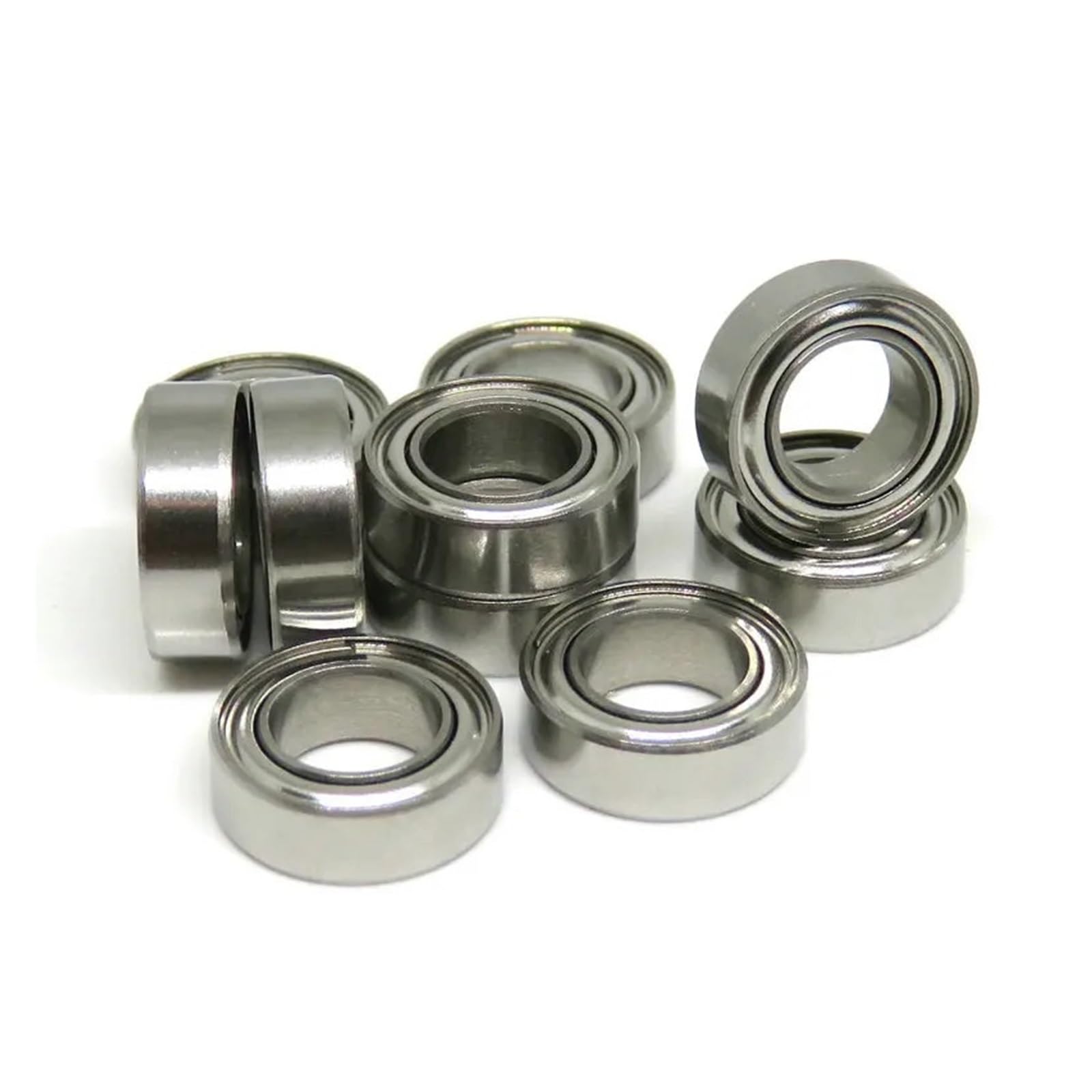 10pcs 3x9x4 mm SMR93ZZ CB ABEC7 Stainless Steel Hybrid Ceramic Ball Bearing Cars 3 * 9 * 4 MR93Z SMR93 ZZ Z L930ZZ BIANMTSW(SMR84C-ZZ 4x8x3mm) von BIANMTSW