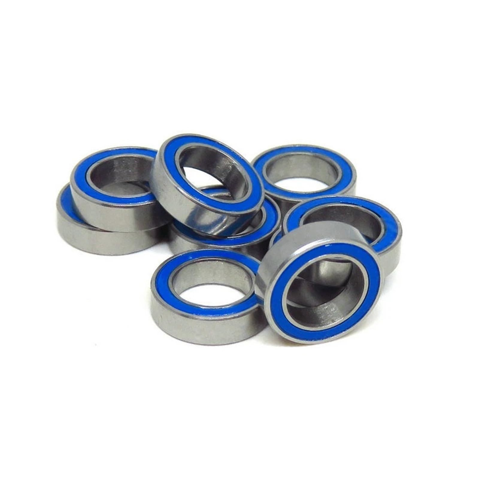 10pcs 4x10x4 MR104 2RS Blue Ball Bearing MR104 2RS L1040DD RC Car Truck Bearing 4 * 10 * 4 BIANMTSW(MR126-2RS 6x12x4mm) von BIANMTSW