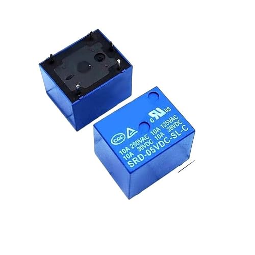 10pcs 5 Pin 5V 12V 24V DC 10A Relays SRD-05VDC-SL-C SRD-12VDC-SL-C SRD-24VDC-SL-C Power Relay 250VAC 5PIN BIANMTSW(SRD-24VDC-SL-C) von BIANMTSW