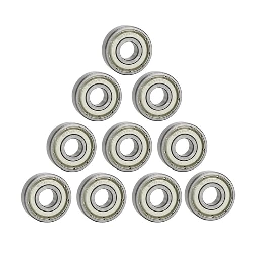 10pcs 608ZZ 608RS Deep Groove Ball Bearing 8 * 22 * 7 8x22x7mm Bearing Steel Double Shielded Bearings BIANMTSW(608RS 8X22X7mm) von BIANMTSW