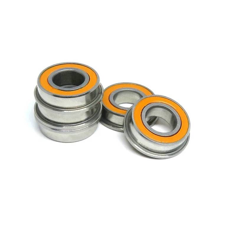 10pcs SF688 2RS 8x16x5 mm ABEC7 Flange Hybrid Ceramic Bearings 688 S688 F688 SF688 RS 2OS 8 * 16 * 5 Model Airplane Flanged Bearing BIANMTSW(SF695C-2OS 5x13x4mm) von BIANMTSW