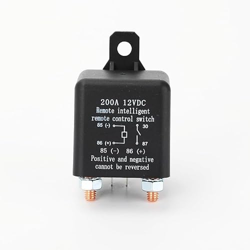 120A 200A High Current Relay 12V 24V Battery Relay Switch Dual Remote Car Battery Disconnect Relay Shut Off Switch Isolator BIANMTSW(200A 12V 1 Remote) von BIANMTSW