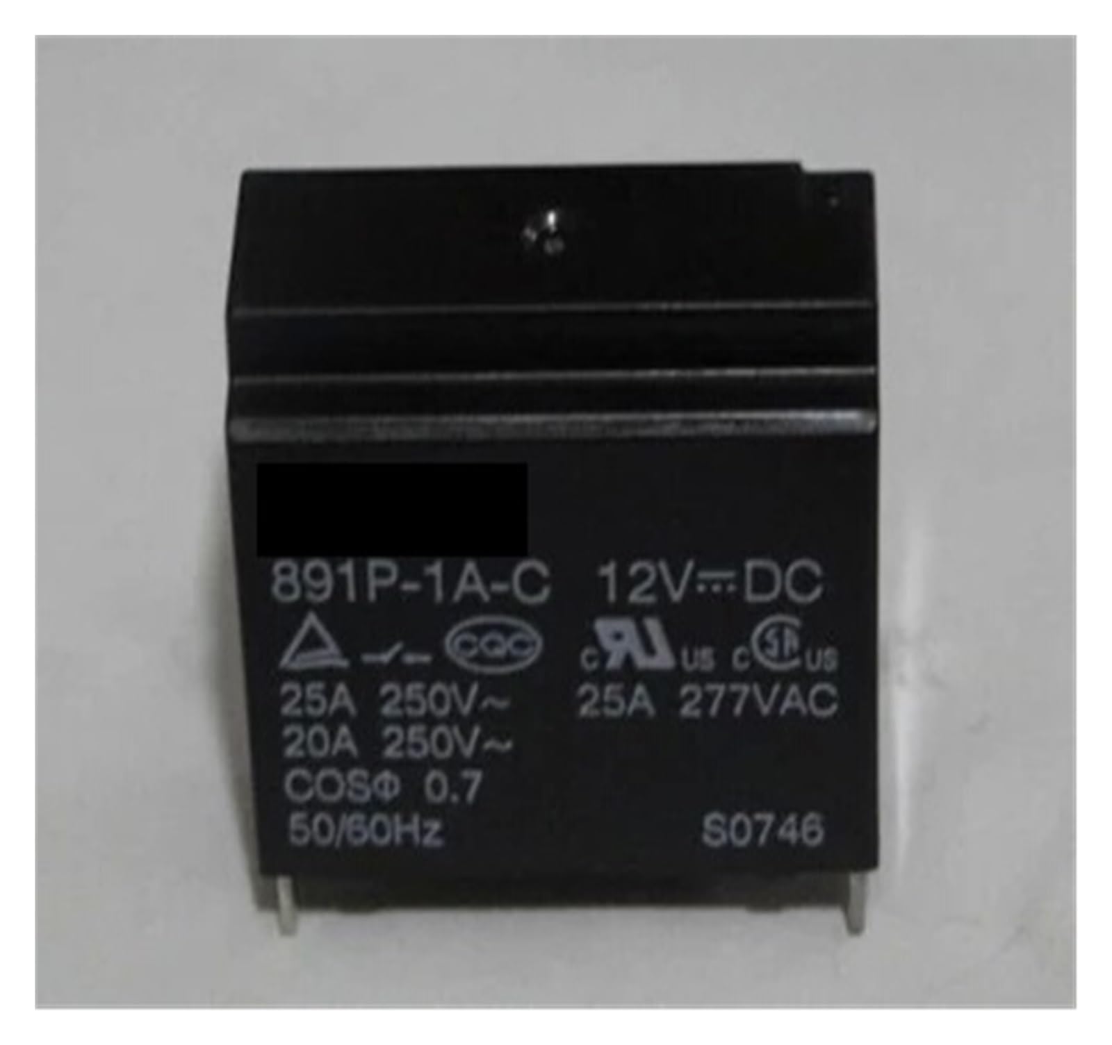 12V relay 891P-1A-C-12VDC 891P-1A-C 12VDC 891P1AC 12VDC DC12V 12V 25A 250VAC 4PIN BIANMTSW(One Size) von BIANMTSW