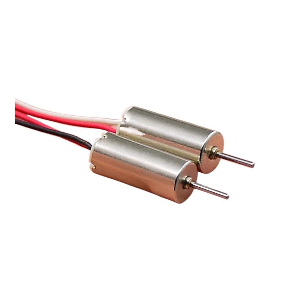 1PC 6mm*14mm 614 CW CCW Coreless electronic starter DC 3.7V 4.2V 67000RPM BIANMTSW(A White Red Cables) von BIANMTSW